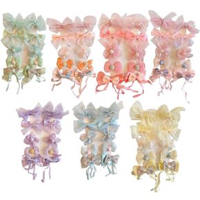 Likeggoad Colorful Baby Hair Clips,40 Pcs Cute Hair Clips for Girls,Butterfly Flower Snap Hair Clips Barrettes for Girls,Girls Hair Accessories for Toddlers Girl Teens Kids(Random Sets)