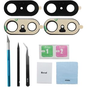 Xinidc 2PCS OEM Original Back Rear Camera Glass Lens Replacement for Google Pixel 7 5G with Adhesive Preinstalled Includes Repair Tools Kit Set and Installation Manual(for Pixel 7) in Kuwait