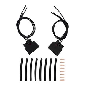 Micarun 2 pcs Front Turn Signal Light Connector Plug Wire Harness Fit for Jeep Wrangler JK 2007 2008 2009 2010 2011 2012 2013 2014 2015 2016 2017 2018 Replaced OE# 68065016AB