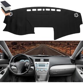BDFHYK Dash Board Cover PU Dashboard Mat Pad Sun Protection Anti-Vertigo Mat Blanket Compatible with 2007-2011 Toyota Camry