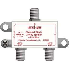 Dish Channel Stack 2-Way Splitter
