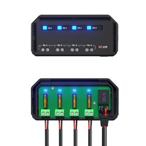 OXWIND 12V Fuse Block-Motorcycle Automotive Universal Kit Featuring a 20A Fuse, Relay Box, 4 Circuits, Low Profile Mini Blade Fuse Holder and Battery Terminal Block - Designed for 12 Volt Vehicles