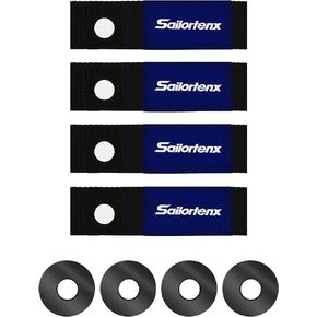 Sailortenx Soft Loops Jet Ski Accessories,Boat Ropes for Docking with Loop,Quick & Secure Anchor Points for Jet ski Anchor,Boat Accessories for Your WaveRunner,Jet Ski,Seadoo &&Other PWC(3inch,4PK)