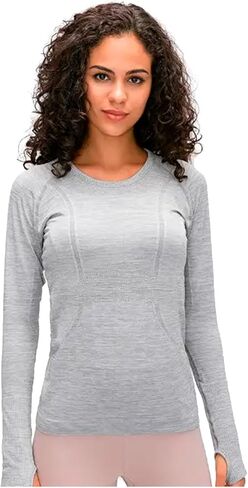 BLACK STALLION DESIGNS Women's Signature Performance Long Sleeve Tech Top-Moisture-Wicking Slim Fit Horse Riding Show Shirt in Saudi Arabia
