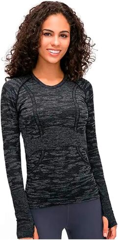 BLACK STALLION DESIGNS Women's Signature Performance Long Sleeve Tech Top-Moisture-Wicking Slim Fit Horse Riding Show Shirt in Saudi Arabia