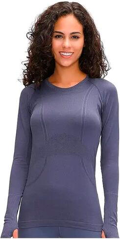 BLACK STALLION DESIGNS Women's Signature Performance Long Sleeve Tech Top-Moisture-Wicking Slim Fit Horse Riding Show Shirt in Saudi Arabia