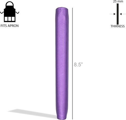 Garcci Server Book Air Double Zipper, with Expandable Zipper Pockets (8.5-inch x 5.5-inch, Normal Storage Capacity) - Purple in Saudi Arabia