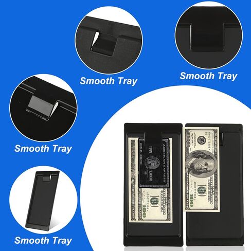 SHUESS 32 حزمة من حاملات الشيكات السوداء، مقدمي فحص المطاعم، صواني مقدمي الشيكات، صواني بلاستيكية للنادلة المستخدمة في المطاعم والمقاهي in Kuwait