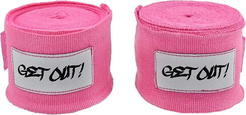Get Out! Boxing Wraps Pair 180in Hand Wrap Boxing Support Wrist Wraps Training or Fitness Kickboxing Hand Wraps in Kuwait