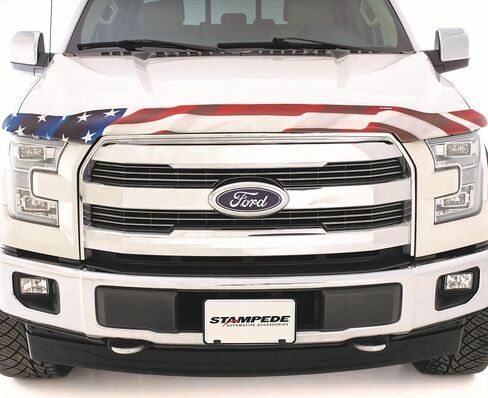 Stampede | Vigilante Hood Protector - High Profile / Chrome| 2009-2018 Dodge Ram 1500, ( Excludes Rebel Models), 2019-2023 Ram 1500(Classic Body Only | 2259-8 in Saudi Arabia