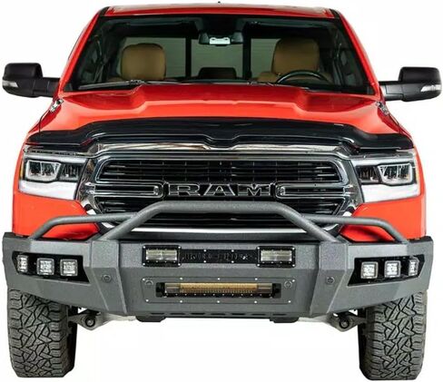 Stampede | Vigilante Hood Protector - High Profile / Chrome| 2009-2018 Dodge Ram 1500, ( Excludes Rebel Models), 2019-2023 Ram 1500(Classic Body Only | 2259-8 in Saudi Arabia