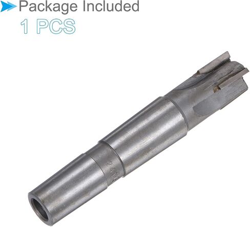 CoCud Square Nose End Mill, 4 Flute 0.9" Cutting Dia, Solid Tungsten Carbide Tip Uncoated Milling Cutter with MT3 Morse Taper Shank - (Applications: for Steel Cutting) in Saudi Arabia
