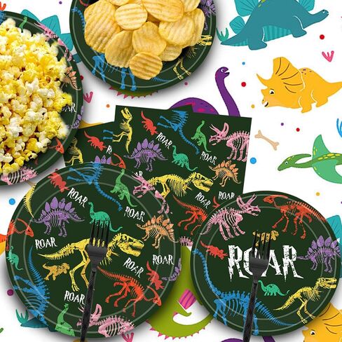 Dixutzi 96Pcs Christmas Plates and Napkins Party Supplies, ChristmasThemed Tableware Set, Cute Disposable Dinnerware for Girls Boys Birthday Dessert Tea Party Decoration, 24 Guests in Saudi Arabia