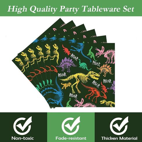 Dixutzi 96Pcs Christmas Plates and Napkins Party Supplies, ChristmasThemed Tableware Set, Cute Disposable Dinnerware for Girls Boys Birthday Dessert Tea Party Decoration, 24 Guests in Saudi Arabia
