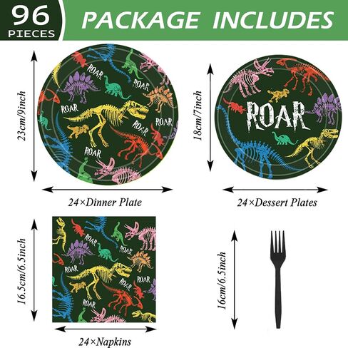 Dixutzi 96Pcs Christmas Plates and Napkins Party Supplies, ChristmasThemed Tableware Set, Cute Disposable Dinnerware for Girls Boys Birthday Dessert Tea Party Decoration, 24 Guests in Saudi Arabia