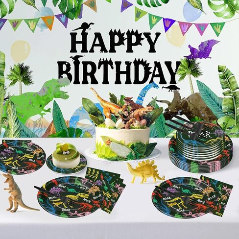 Dixutzi 96Pcs Christmas Plates and Napkins Party Supplies, ChristmasThemed Tableware Set, Cute Disposable Dinnerware for Girls Boys Birthday Dessert Tea Party Decoration, 24 Guests in Saudi Arabia