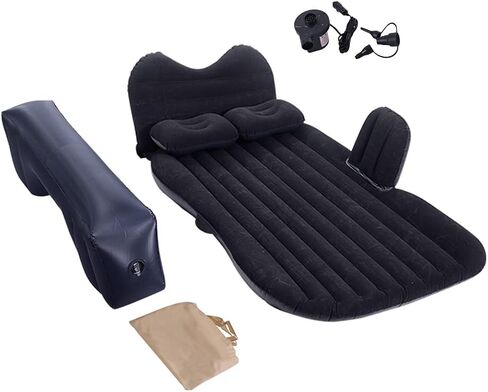 Car Air Mattress, Inflatable Car Mattress for Back Seat, Car Bed with Air Pump, Home Sleeping Pad (Dark) in Saudi Arabia