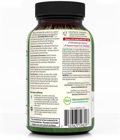 Irwin Naturals, Keto-Karma Burn Fat Red، 72 قطعة in Kuwait
