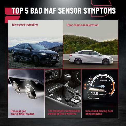 BDFHYK Mass Air Flow Sensor Meter MAF 12576410 213-4222 15865791 Compatible for Lacrosse 2010-2016, CTS 2014-2018, Camaro 2010-2015 in Saudi Arabia