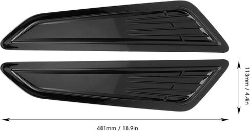 hood vents for cars, ABS Hood Vent Scoop Cover, Bonnet Air Vent Inlet Decoration Hood Cover Trim Fit for Camaro LT/LS/RS 2016‑2020 in Saudi Arabia