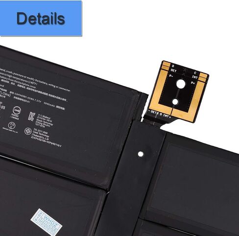 بطارية بديلة جديدة E-YIIVIIL G3HTA038H متوافقة مع الكمبيوتر اللوحي Microsoft Surface Pro 5 1796 Series 45.5WH in Saudi Arabia