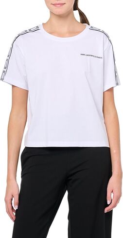 Karl Lagerfeld Paris Women's Logo T-Shirt Athleisure in Saudi Arabia