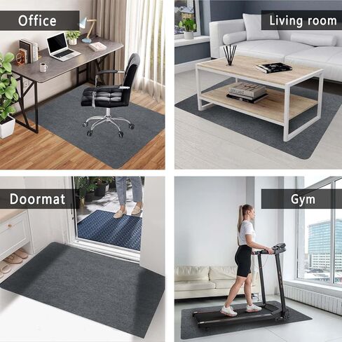 حصيرة كرسي المكتب للأرضيات الصلبة والبلاط مقاس 55 بوصة × 35 بوصة، حصيرة كرسي الكمبيوتر للكراسي المتدحرجة، واقي أرضية كبير مضاد للانزلاق للمكتب/المنزل in Kuwait