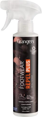Grangers Footwear Repel Plus بخاخ على الأحذية والحماية ضد الماء، 9.3 أونصة سائلة in Kuwait
