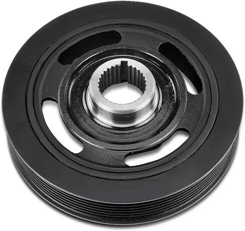 A-Premium Engine Harmonic Balancer Crankshaft Pulley Compatible with Honda Accord 2006-2007, Element 2007-2011, DOHC L4 2.4L, Replace# 13810RAAA11, 13810RAAA12 in Saudi Arabia