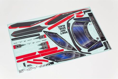 ARRMA 1/8 هيكل شفاف مع شارات: Vendetta 4X4, ARA414004 in Saudi Arabia