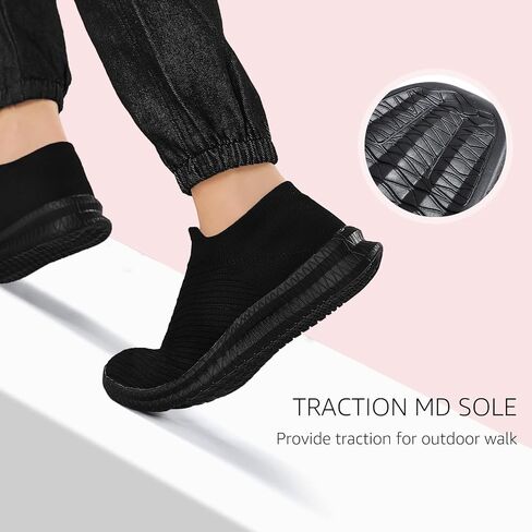 Mens Womens Running Shoes Fashion Slip On Breathe Mesh Walking Shoes Casual Athletic Lightweight in Saudi Arabia