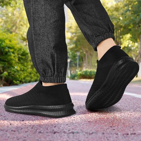 Mens Womens Running Shoes Fashion Slip On Breathe Mesh Walking Shoes Casual Athletic Lightweight in Saudi Arabia