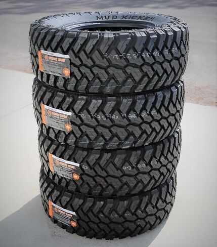 Cosmo Mud Kicker M/T Mud Off-Road Light Truck Radial Tire-LT265/70R17 265/70/17 265/70-17 121/118Q نطاق التحميل E LRE 10 طبقات BSW جدار جانبي أسود in Kuwait