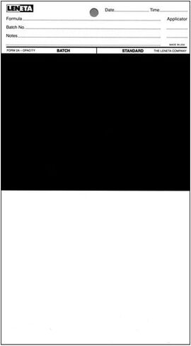 Leneta 2A Paint Test Chart, Opacity, Form 50 (Pack of 1500) in Saudi Arabia