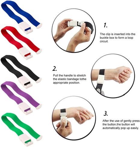 Outdoor Tourniquet Elastic First Aid Buckle Belt Medical Paramedic Emergency Tourniquet Snap-on Portable Hiking Camping in Saudi Arabia