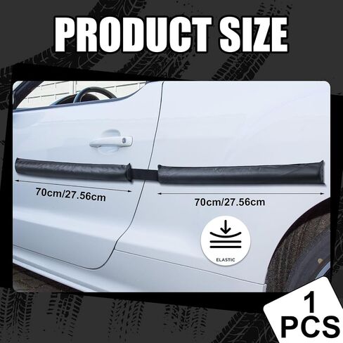 GlikCeil Magnetic Car Door Protector Removable Car Door Dent Protector Door Ding Protector for Vehicles Garage Parking Prevents Dents Scratches Dings, Black, 27.56 Inches in Saudi Arabia