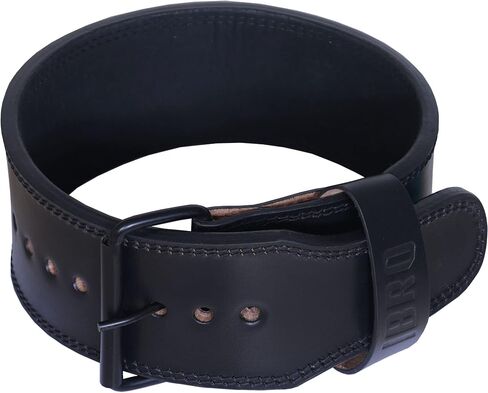 IBRO Powerlifting Weight Lifting Lever Or Single Prong Gym Belt – 8MM, 10MM or 13MM Extreme Power Heavy Duty 100% Genuine Leather- Squat Deadlift Bodybuilding WeightLifting IPF Strongman for Men Women in Kuwait