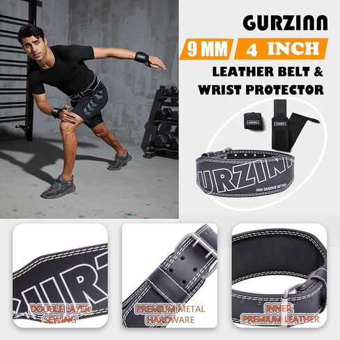 حزام رفع الأثقال 4 بوصة حزام جلدي مبطن بالفوم لدعم الظهر حزام الصالة الرياضية لكمال الأجسام القرفصاء ورفع الأثقال حزام رفع الأثقال للرجال والنساء لفافة معصم مجانية (أرجواني/XS) in Kuwait