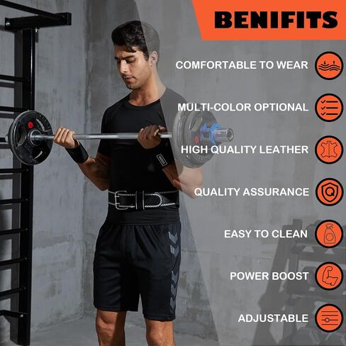 حزام رفع الأثقال 4 بوصة حزام جلدي مبطن بالفوم لدعم الظهر حزام الصالة الرياضية لكمال الأجسام القرفصاء ورفع الأثقال حزام رفع الأثقال للرجال والنساء لفافة معصم مجانية (أرجواني/XS) in Kuwait