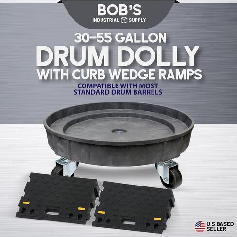 BISupply Plastic 30 55 Gal Drum Dolly Barrel Cart Barrel Dolly for 55 Gallon Drum Dolly 55 Gallon 30 Gallon Drum Dolly in Saudi Arabia