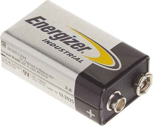 Energizer Industrial 9 Volt Batteries, Alkaline 9v Battery (12 Count) in Saudi Arabia