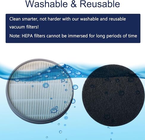 P1 Filter Replacement for Neakasa/Neabot P1 Pro Pet Grooming Kit & Vacuum Cleaner, Accessories Include 4 Sponge Filters and 2 HEPA Filters. in Kuwait