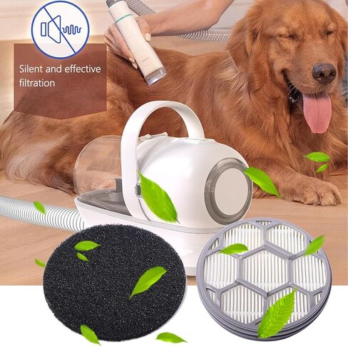 P1 Filter Replacement for Neakasa/Neabot P1 Pro Pet Grooming Kit & Vacuum Cleaner, Accessories Include 4 Sponge Filters and 2 HEPA Filters. in Kuwait