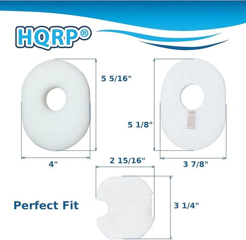 HQRP 2-pack Foam & Felt Filter Kit compatible with Shark Rocket Deluxe UV450 UV450CCO UV450_26 QS301Q QS302Q Ultra-Light Upright Vacuum XFFV300 HV292 HV300 in Saudi Arabia