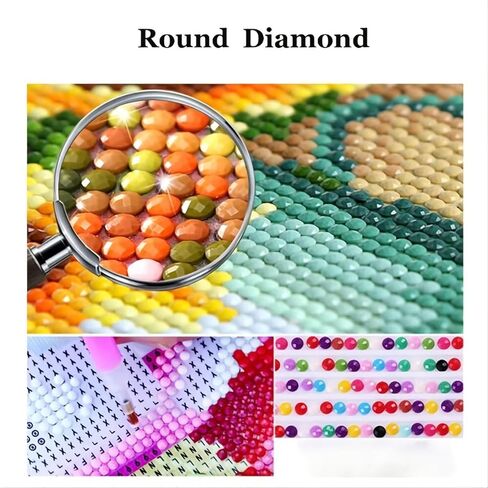 You and Me We Got This DIY Diamond Painting Round Diamond Full Diamond Easter Wall Decoration Bar Pub Family Cafe Signs Men Cave Best Gifts for Friends Family 12x8 Inches in Saudi Arabia