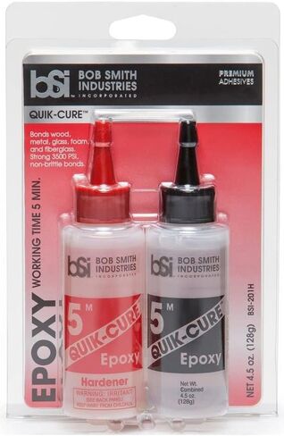 Bob Smith Industries Epoxy Variety, 5 Min. Quick-Cure, 15 Min. Mid-Cure, and 30 Min. Slow-Cure (Pack of 3) - with Make Your Day Paintbrushes in Saudi Arabia