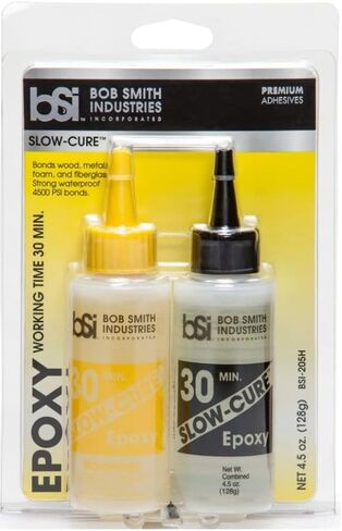 Bob Smith Industries Epoxy Variety, 5 Min. Quick-Cure, 15 Min. Mid-Cure, and 30 Min. Slow-Cure (Pack of 3) - with Make Your Day Paintbrushes in Saudi Arabia