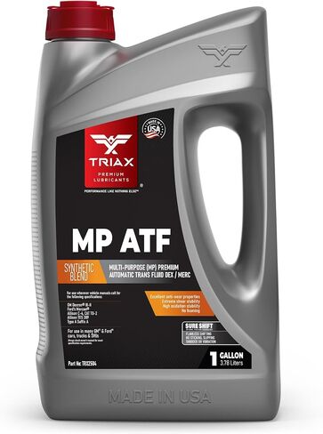 Triax MP ATF DEX III/MERC، مزيج صناعي، احتكاك محسّن، مانع للانزلاق، تحول لا تشوبه شائبة، تدفق بارد -50 فهرنهايت (1 جالون) in Saudi Arabia