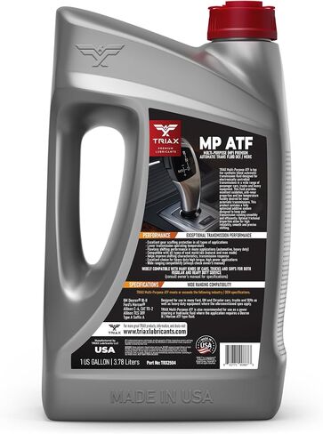Triax MP ATF DEX III/MERC، مزيج صناعي، احتكاك محسّن، مانع للانزلاق، تحول لا تشوبه شائبة، تدفق بارد -50 فهرنهايت (1 جالون) in Saudi Arabia