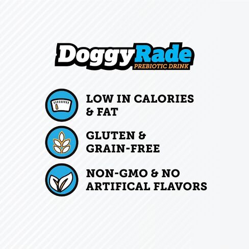 DoggyRade – Dog Sports Drink (Prebiotic, Isotonic Drink for Dogs) | Electrolytes, Nutrients & Amino Acids | Quick Hydration Drink for Dogs + Low Calorie | More Than Just Water! | Chicken | 500ml x 6 in Saudi Arabia